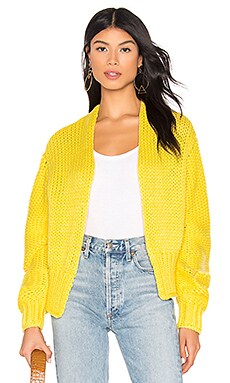 

Кардиган glow for it - Free People, Лимонный, Кардиганы