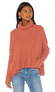 

Свитер layer cake - Free People, Розовый, Водолазки