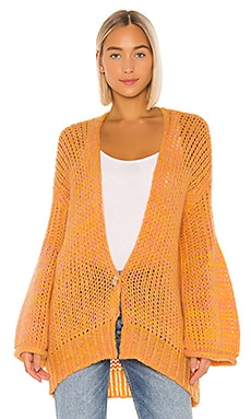

Короткий кардиган home town - Free People, Оранжевый, Кардиганы
