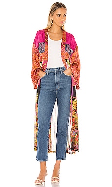 

Кимоно young love - Free People, Розовый, Плащи Пальто
