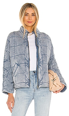 Free People x We The Free Dolman Quilted Knit Jacket in Wavy