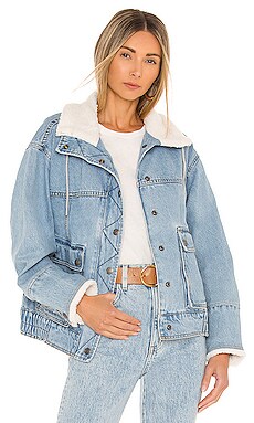 Crystal Utility Denim Jacket