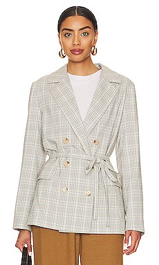 Product image of Free People Olivia Plaid Blazer. Click to view full details