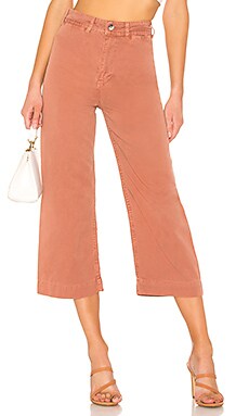 

Брюки patti - Free People, Розовый, Culotte