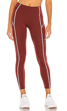 Free People X FP Movement You're A Peach Legging in Spiced Mahogany