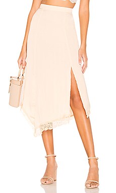 

Юбка hey you - Free People, Peach, Высокая талия