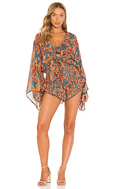 Free People X REVOLVE Bali Painterly Tropics Set in Ocean Combo | REVOLVE