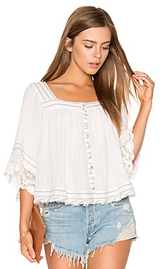 Free People See Saw Top in Ivory | REVOLVE