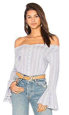 Free People March to the Beat Top in Blue Combo | REVOLVE