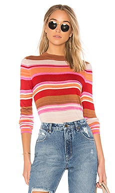 Free People Show Off Your Stripes Tee in Red | REVOLVE