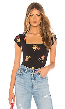 free people square eyes bodysuit