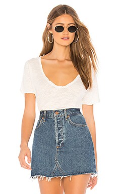 

Футболка saturday - Free People, Белый, Для дома