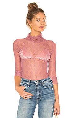 

Топ-водолазка sweet memories - Free People, Rose, Кружево