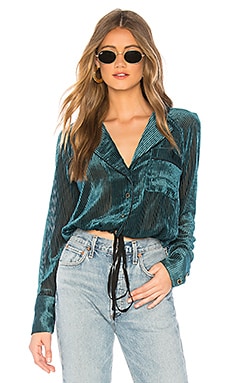 

Вельветовый топ aspen nights - Free People, Зеленый, Бархат