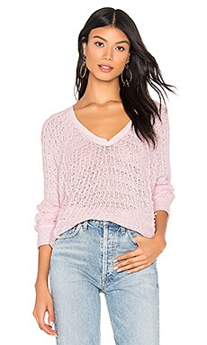 

Топ хаки thiens - Free People, Розовый, Вырез лодочкой