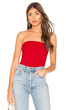 

Топ show me solid - Free People, Красный, Без бретель