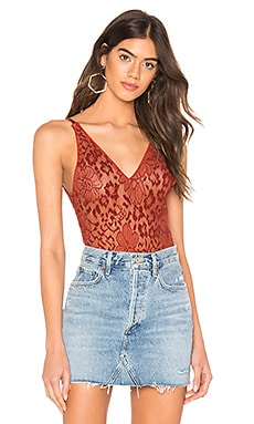 

Боди live it up - Free People, Красный, Боди
