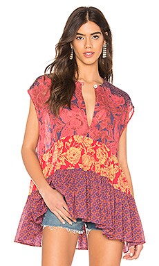 

Топ gotta have you - Free People, Красный, Короткий рукав