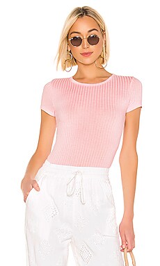 

Футболка baby - Free People, Розовый, Модная основа