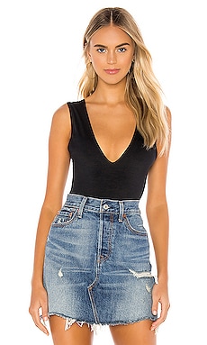 Free People Keep It Sleek Bodysuit in White