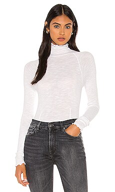 

Из термальной ткани make it easy - Free People, Белый, Длинные рукава