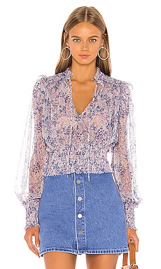 

Блузка twyla - Free People, Фиолетовый, Богемный стиль