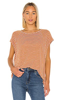 

Футболка halo - Free People, Тёмно-оранжевый, Короткий рукав