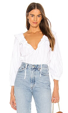 

Блузка lily of the valley - Free People, Белый, Белый
