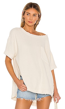 

Футболка palo alto - Free People, Кремовый, Белый