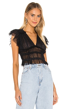 

Блузка making me smile - Free People, Черный, Черный
