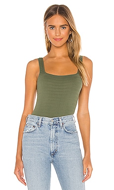 Free People Square One Tank in Moss | REVOLVE