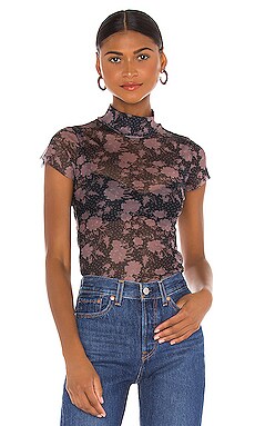

Футболка baby - Free People, Черное;фиолетовое, Короткий рукав