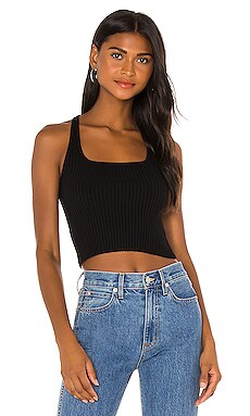 

Майка на бретелях lemon lime - Free People, Черный, Укороченные