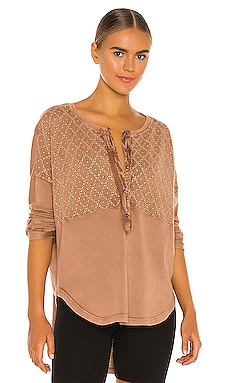 

Футболка free spirit - Free People, Коричневый, Футболки