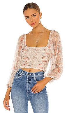 

Топ lilia - Free People, Румянец, В цветочек