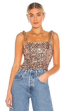 фото Майка на бретелях hey girl sequin - free people