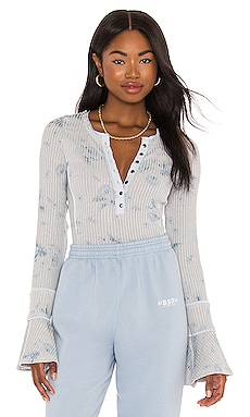 

Топ layer me - Free People, Grey;blue, Футболки