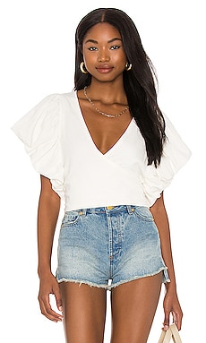 Free People Plunging Neckline Wrap Tops for Women