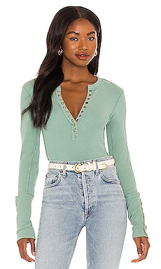 Nailed It Henley Tee Free People $63 