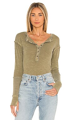 Product image of Free People Phoebe Henley. Click to view full details