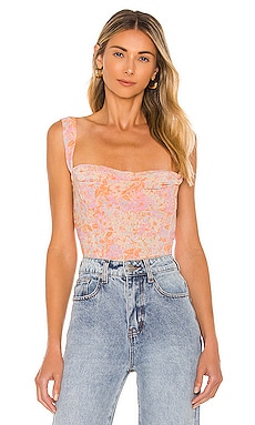Free People Endless Love Tank in Light Floral | REVOLVE