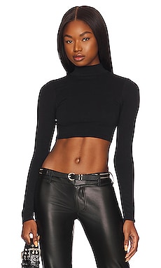Product image of Free People Super Crop Seamless Turtleneck. Click to view full details