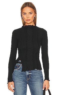 Addison Ribbed Mock Neck Bodysuit