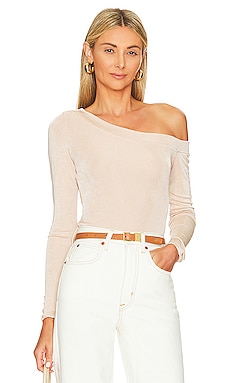 Free People That's Hot Bodysuit in Blossom Pearl