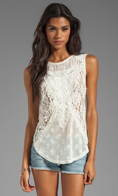 Free People, Tops, Free People Not So Sweet Victorian Lace Tank