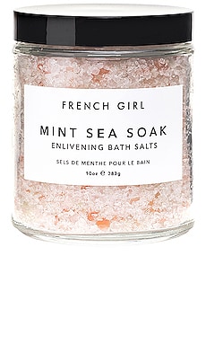 Product image of French Girl Mint Sea Soak Enlivening Bath Salts. Click to view full details