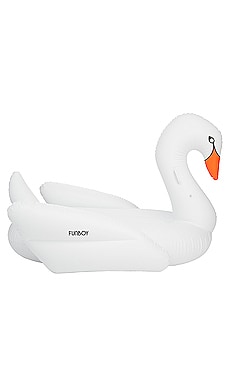 Product image of FUNBOY FUNBOY Inflatable Swan Pool Float in White. Click to view full details