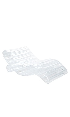 Clear Chaise Lounger Floatie FUNBOY $89 