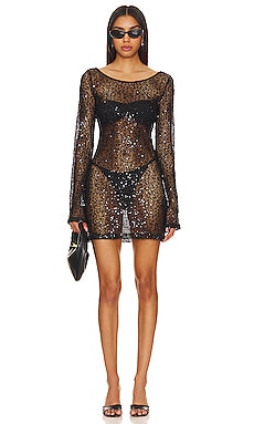 Sequin Cover Up Dress Good American
