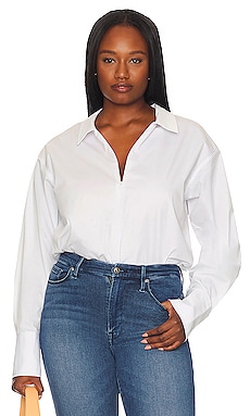 Product image of Good American Zip Poplin Body. Click to view full details